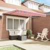 Markizės rėmas Raudona ir balta 300 x 250 cm