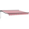 Markizės rėmas Raudona ir balta 350 x 250 cm