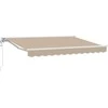 Markizės rėmas Smėlio 350 x 200 cm Poliesteris su PU danga