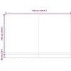 Markizės rėmas Smėlio 350 x 200 cm Poliesteris su PU danga