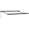 Ištraukiama markizė Smėlio 400 × 300 cm Audinys ir metalas
