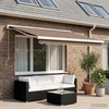 Ištraukiama markizė Taupe 300 x 250 cm Audinys ir aliuminis