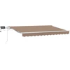 Ištraukiama markizė Taupe 350 x 250 cm Audinys ir aliuminis