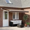Ištraukiama markizė Taupe 4 x 2 m 100% Poliesteris ir Aliuminis