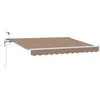 Ištraukiama markizė Taupe 450 × 350 cm Poliesteris
