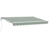 Markizės rėmas Žalia ir balta 300 x 200 cm