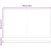 Markizės rėmas Žalia ir balta 500 × 300 cm