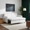 Ištraukiama sofa-lova Balta Audinys