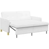 Ištraukiama sofa-lova Balta Audinys