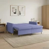 Ištraukiama sofa-lova Džinsinės mėlynos Audinys