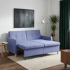 Ištraukiama sofa-lova Džinsinės mėlynos Audinys