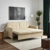 Ištraukiama sofa-lova Kreminė Audinys