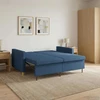Ištraukiama sofa-lova Mėlyna Audinys