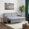 Ištraukiama sofa-lova Šviesiai žalia Audinys