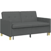 Ištraukiama sofa-lova Tamsiai pilka Audinys