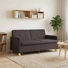 Ištraukiama sofa-lova Tamsiai rudas Audinys