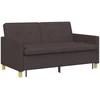 Ištraukiama sofa-lova Tamsiai rudas Audinys