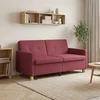 Ištraukiama sofa-lova Vyno raudona Audinys