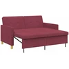 Ištraukiama sofa-lova Vyno raudona Audinys