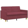 Ištraukiama sofa-lova Vyno raudona Audinys