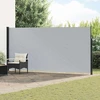 Ištraukiama šoninė užuolaida Pilka 500 x 200 cm Poliesteris