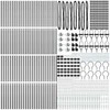 Tvorelės stulpas 52 pcs Pilka 3,2 x 3,2 x 225 cm