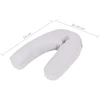 J-formos pagalvė nėščiosioms, 54x(36-43)cm, pilka