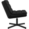 Sukamasis krėslas Juoda 63 x 75 x 76 cm PU