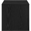 Oppbevaringsskap 2 pcs Juodas ąžuolas 108 x 41 x 40 cm