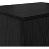 Oppbevaringsskap 2 pcs Juodas ąžuolas 108 x 41 x 40 cm