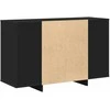 Kabalas Juoda 120 x 41 x 75 cm Apdirbta mediena