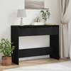Konsolinis stalas su stalčių Juodas ąžuolas 100 x 35 x 76,5 cm