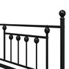 Dienos lovos rėmas Juoda 90 x 200 cm Plienas