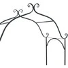 Sodo suolas Juoda 121 x 48 x 200 cm Plienas
