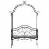 Sodo suolas Juoda 121 x 48 x 200 cm Plienas