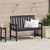 Sodo suolas Juoda 120 x 59 x 88 cm HDPE