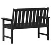 Sodo suolas Juoda 120 x 59 x 88 cm HDPE