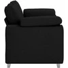 Dvivietė sofa Juodas 160 cm audinys
