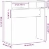 Konsolinis stalas Juodas ąžuolas 78 x 30 x 80 cm