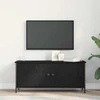 TV staliukas Televizoriaus spintelė 100 x 35 x 45 cm Juodas ąžuolas