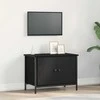 TV staliukas Televizoriaus spintelė Juodas ąžuolas 60 x 35 x 45 cm