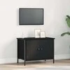 TV staliukas Televizoriaus spintelė Juodas ąžuolas 60 x 35 x 45 cm