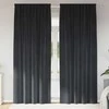 Užtemdymo užuolaidos 2 pcs Tamsiai pilka 140 x 260 cm Aksomas