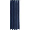 Užtemdymo užuolaidos 2 pcs Tamsiai mėlyna 140 x 260 cm Aksomas