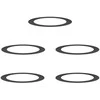 tinkamas plokštiems medžio žiedams 5 pcs Juoda Ø90 / 120 cm
