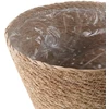 Jūros žolės augalų krepšiai 3 pcs Natūrali Ø26 x 19 cm