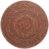 Jūros žolės padėkliukai 6 pcs Ruda Ø 30 cm 100% Jūros žolė