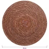Jūros žolės padėkliukai 6 pcs Ruda Ø 30 cm 100% Jūros žolė