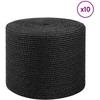 Juto virvė 10 vnt. 2 mm Juoda 100% Tossa jutas
