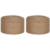 Juto virvė 2 pcs 2 mm 100 m Natūrali 100% Tossa jutas